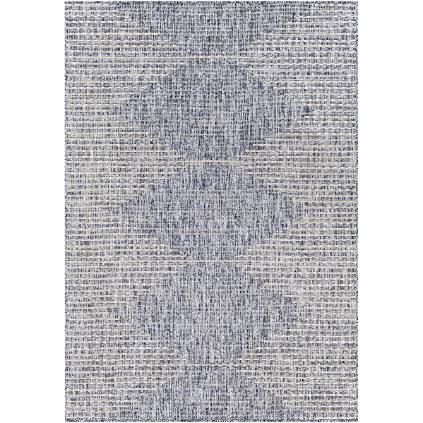 Livabliss Eagean Bohemian Diamond Outdoor Area Rug