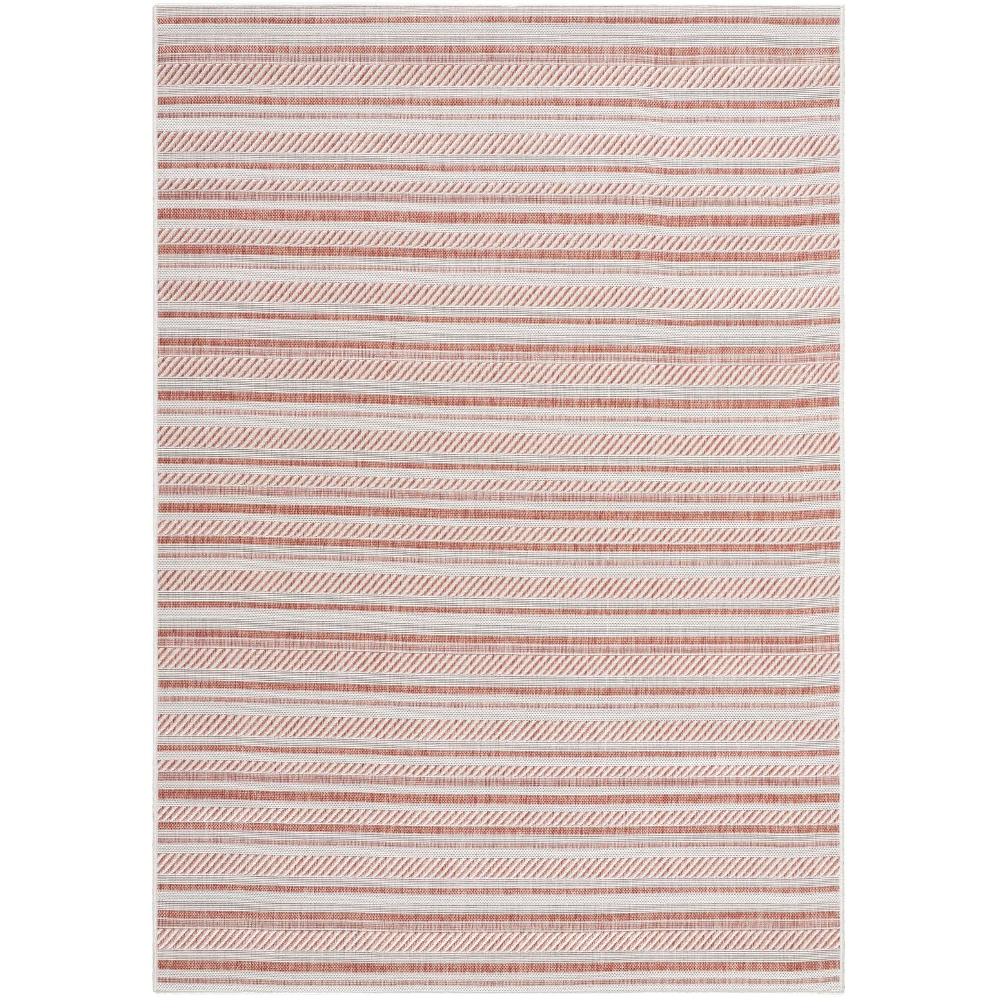 Livabliss Eagean Bohemian Stripe Outdoor Area Rug