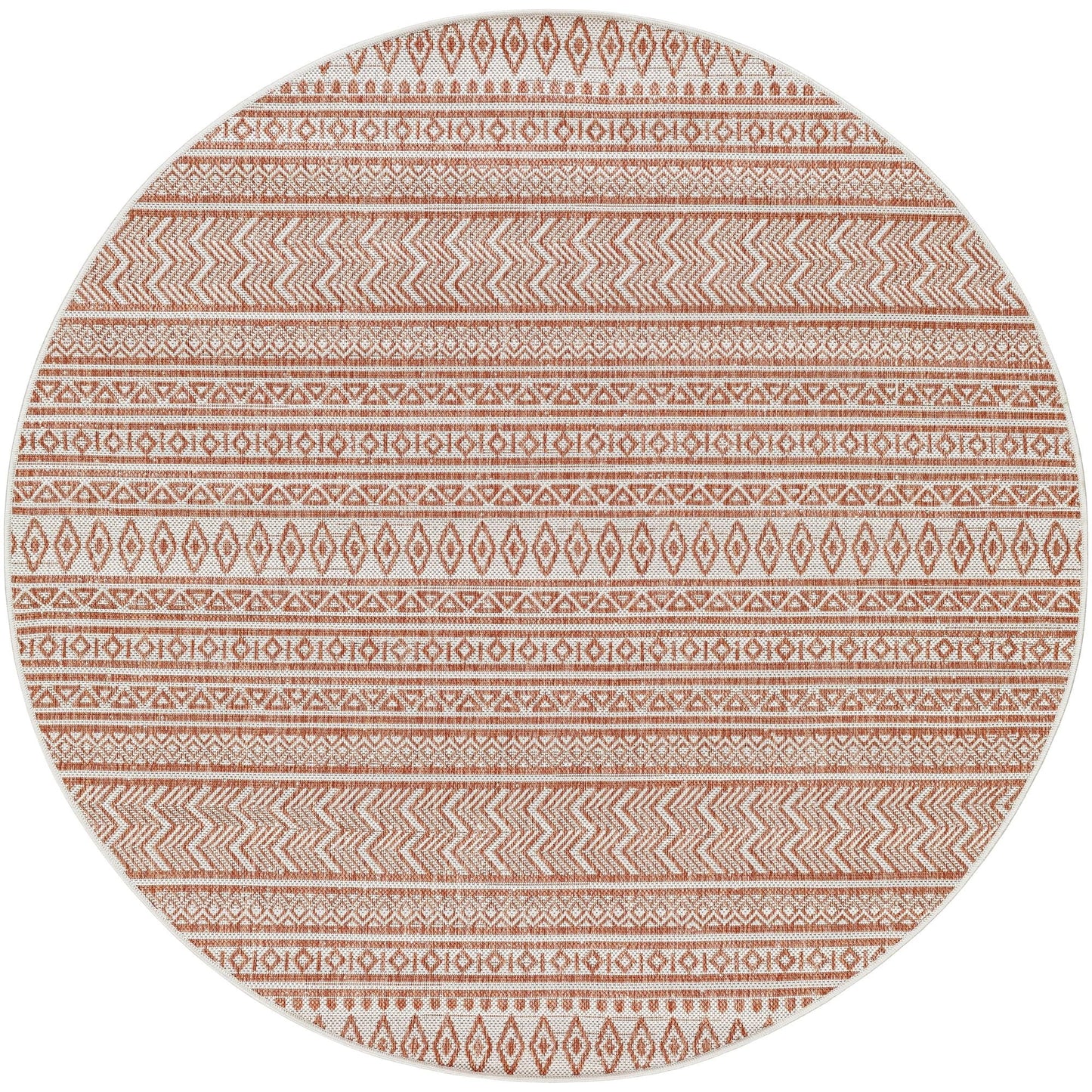 Livabliss Eagean Bohemian Tribal Outdoor Area Rug