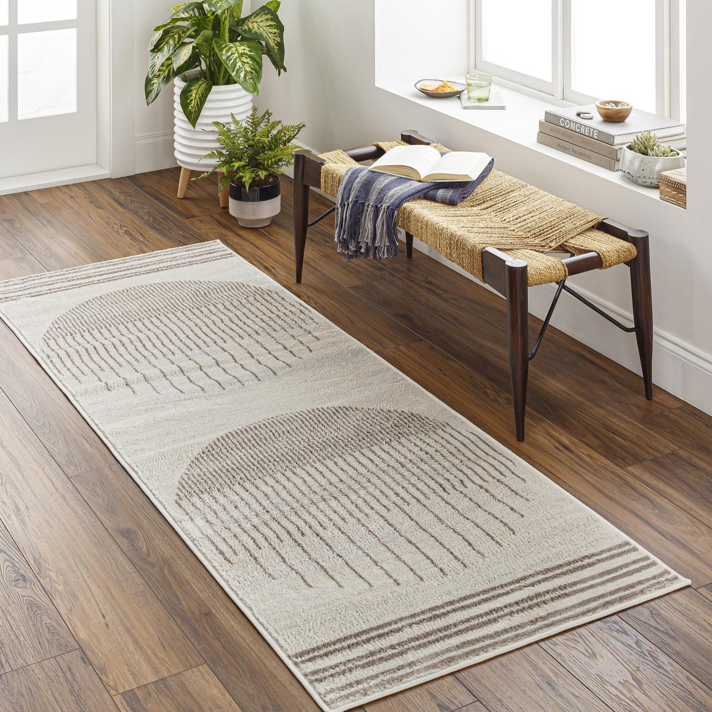 Livabliss Floransa Minimalist Ombre Area Rug