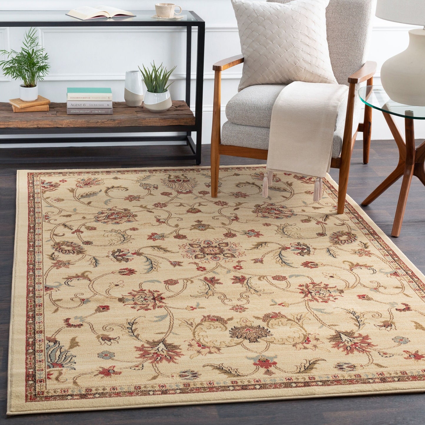 Livabliss Riley Updated Traditional Oriental Area Rug