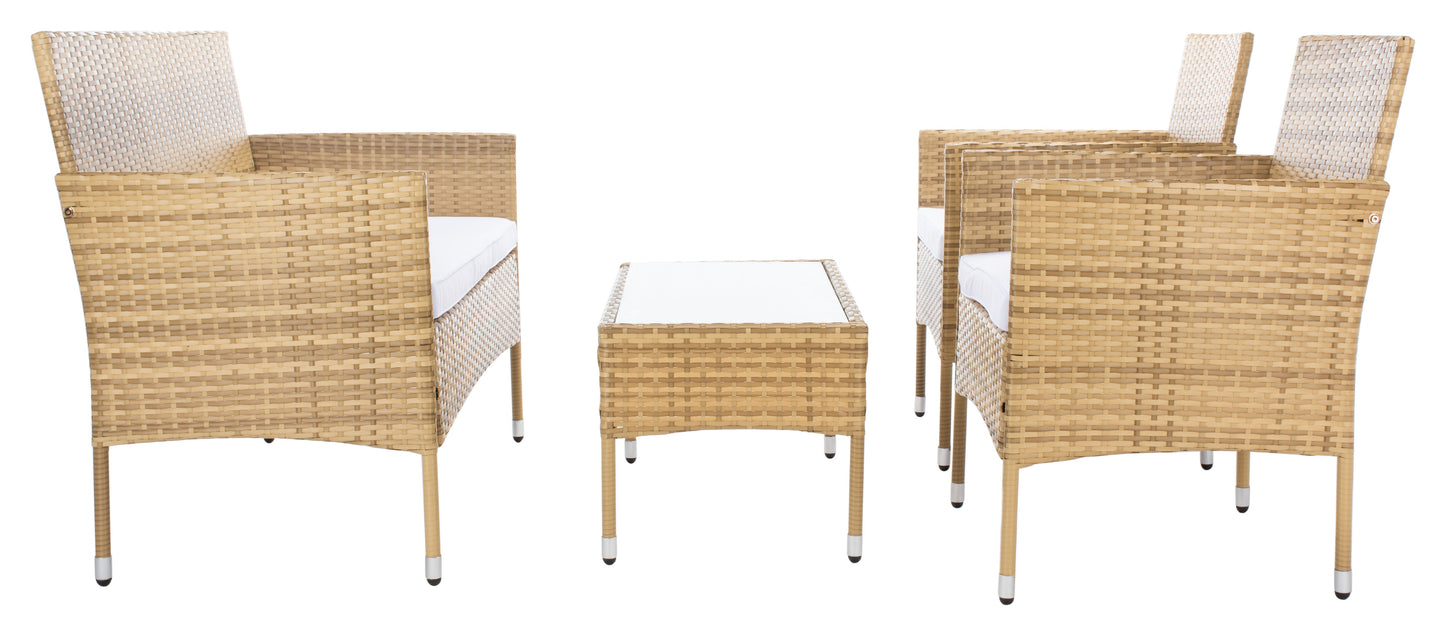 Abdul 4Pc Living Set | Safavieh - PAT7504
