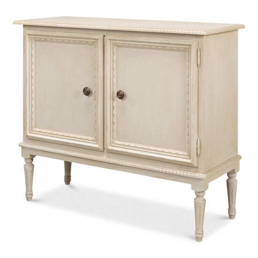 2 Door Sideboard Bright Lime White | Sarreid Ltd - R229-69