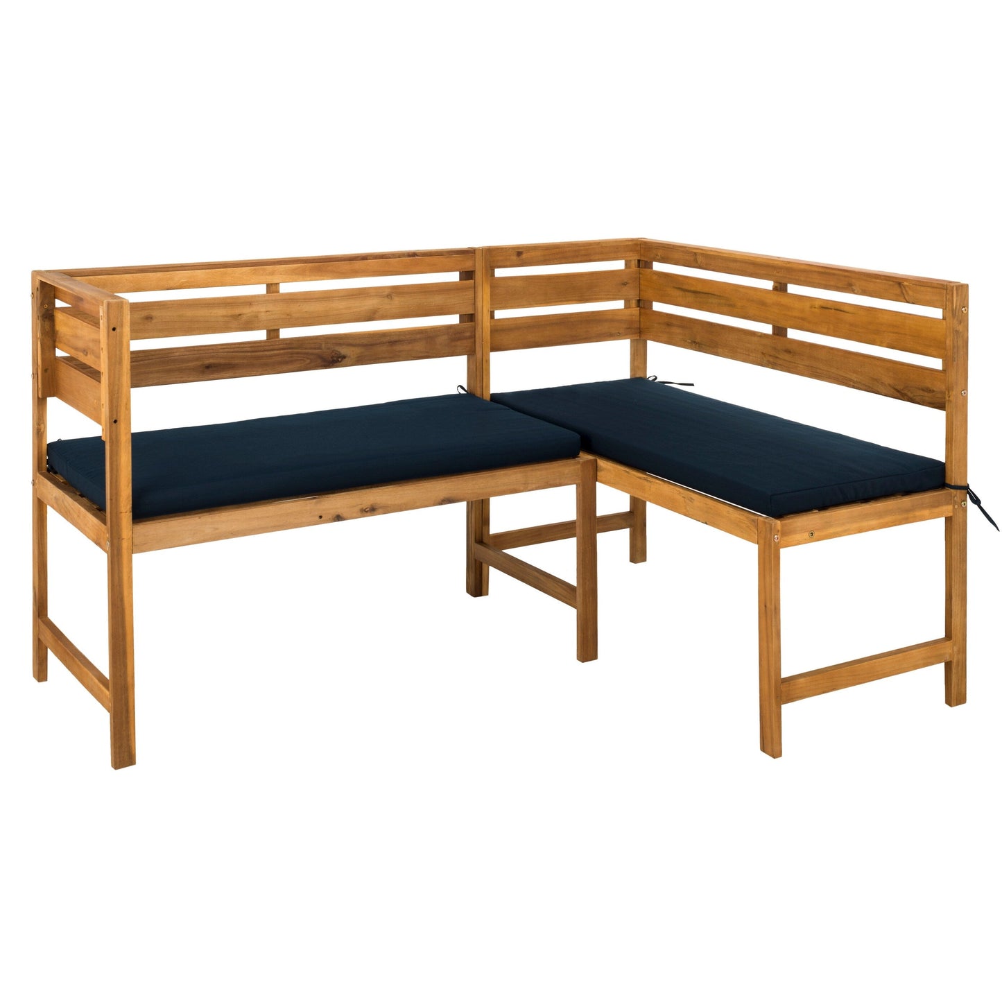 SAFAVIEH Outdoor Kenna 3-Piece Balcony Corner Lounge Set - 39Wx19Dx33H