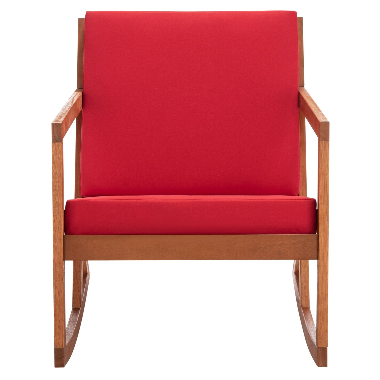 SAFAVIEH Outdoor Makaila Rocking Chair with Cushion - 26W x 31D x 38H