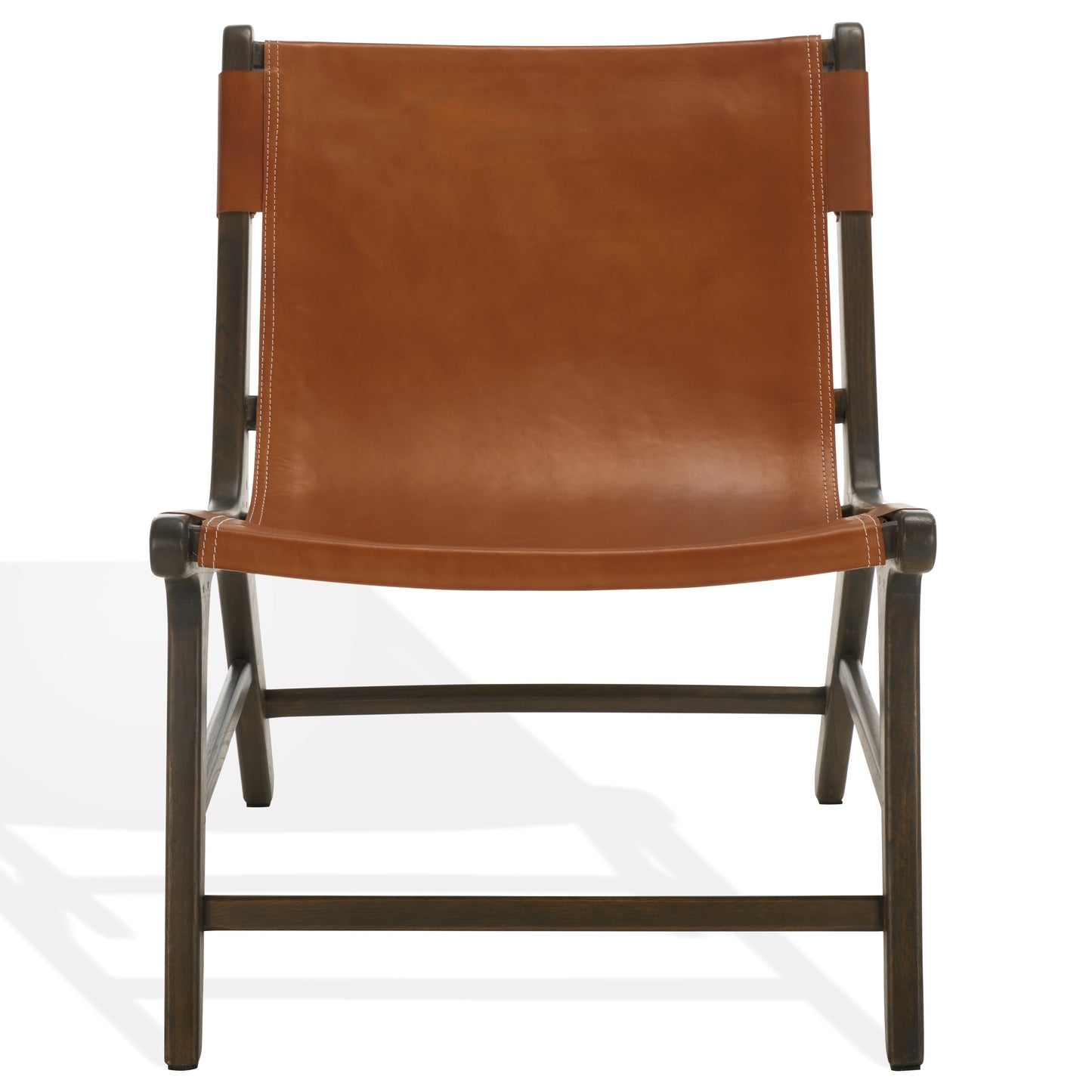 Alanarose Leather Accent Chair | Safavieh Couture – SFV1903