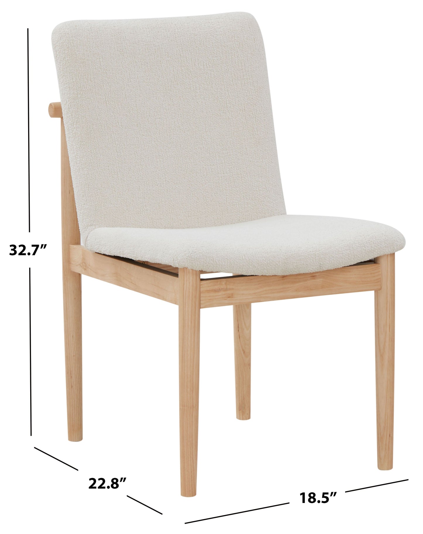 Abriella Boucle Dining Chair | Safavieh Couture SFV4841