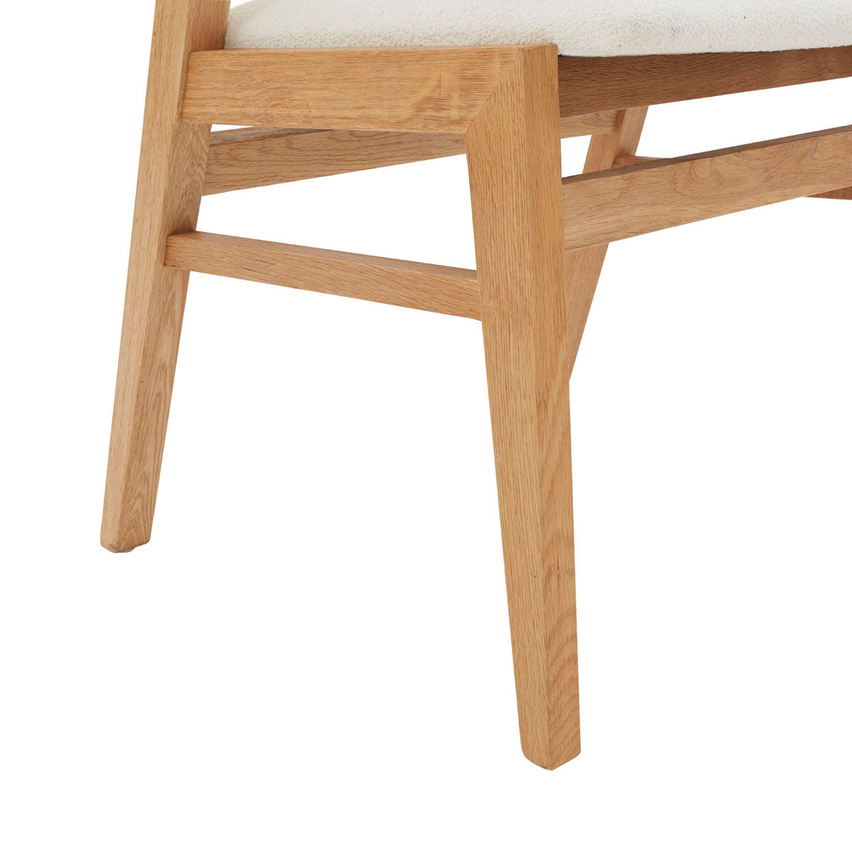 Abigayle Wood And Boucle Dining Chair | Safavieh Couture – SFV5094
