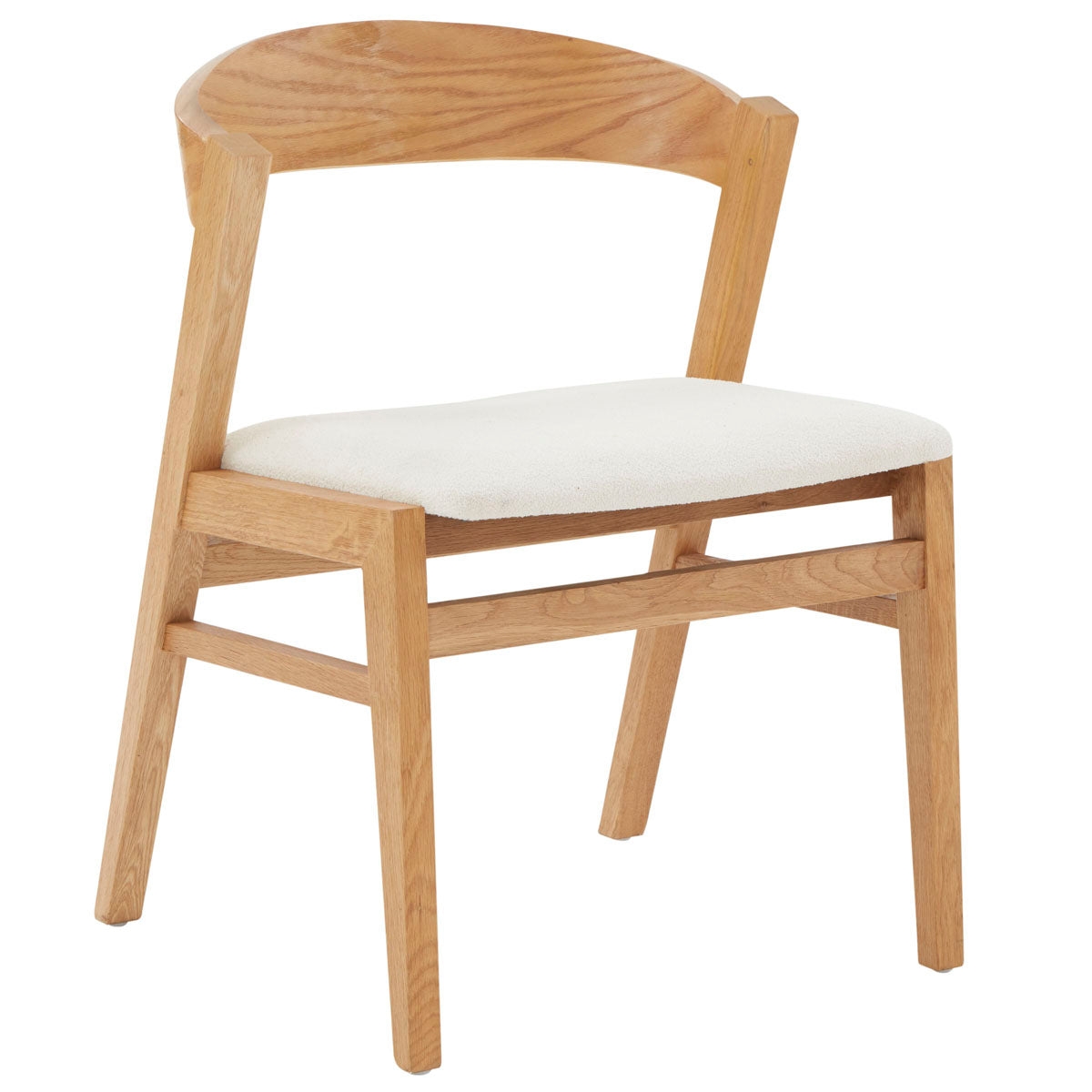 Abigayle Wood And Boucle Dining Chair | Safavieh Couture – SFV5094
