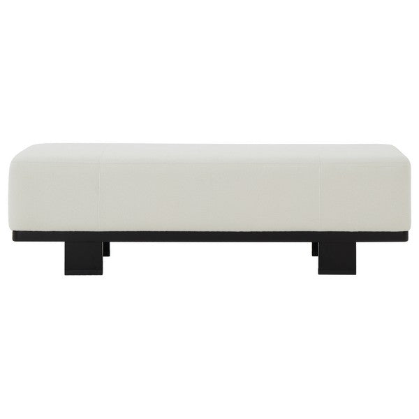 Abrianna Wood Base Bench | Safavieh Couture – SFV5115