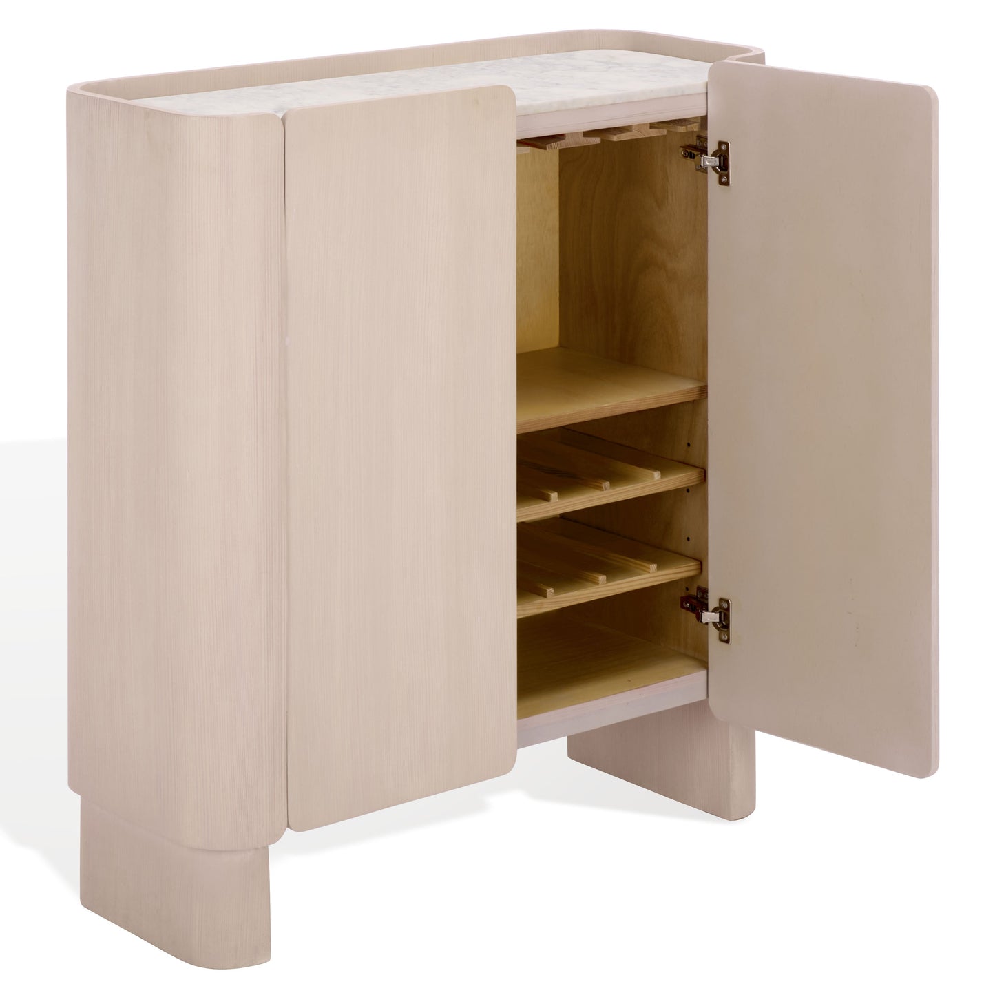 Alanabella Marble Bar Cabinet | Safavieh Couture - SFV5554