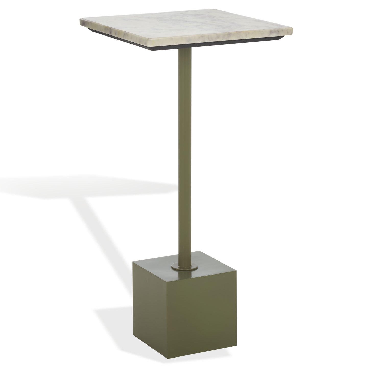 Albertelli Marble Drink Table | Safavieh Couture - SFV6807