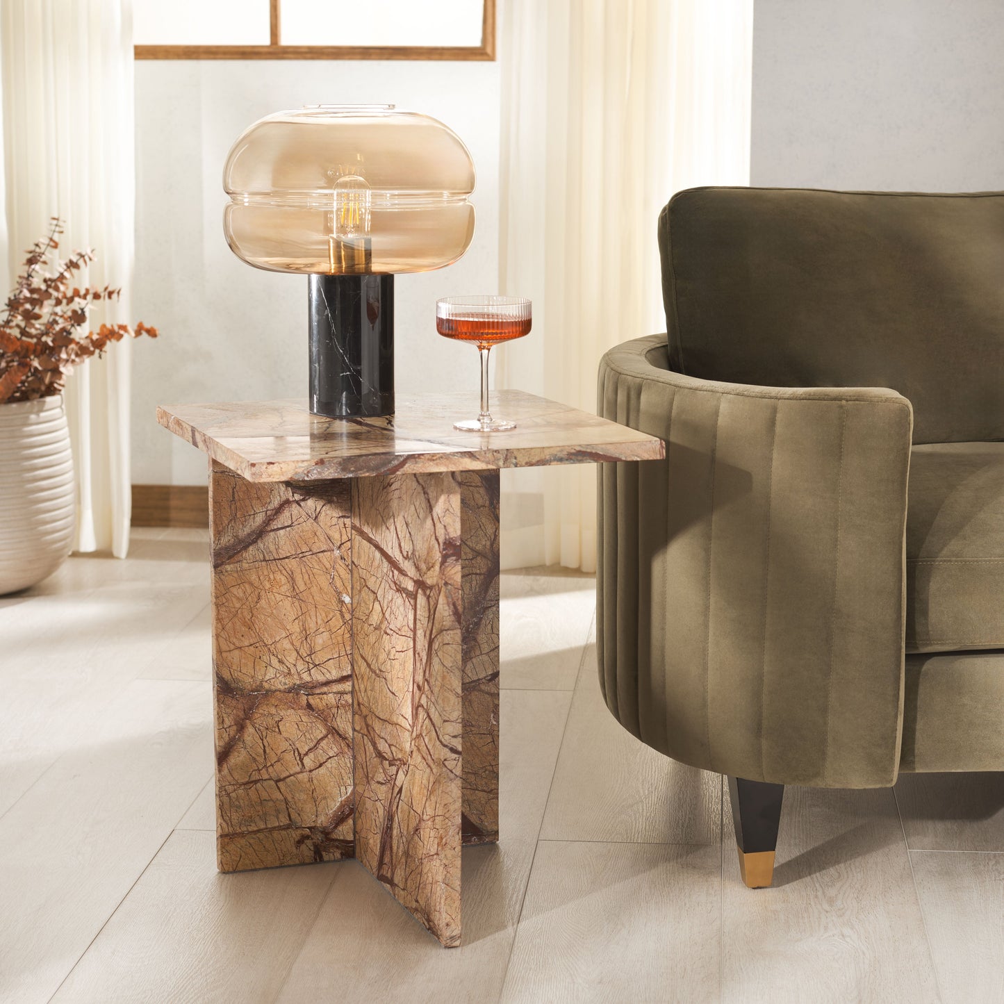 Adriano Marble Accent Table | Safavieh Couture - SFV9739
