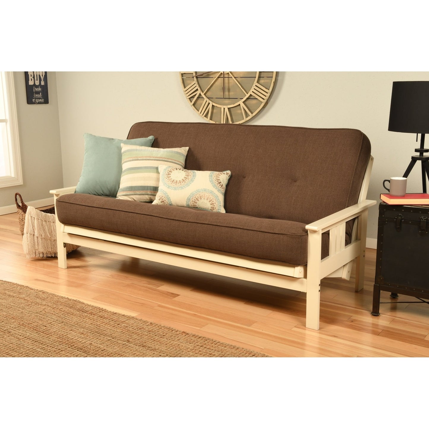 Somette High-density Foam and Spring Full-size Replacement Futon Mattress Only (Frame Not Included)