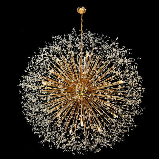 Starburst Chandelier 47 Wide Crystal Lighting Fixture
