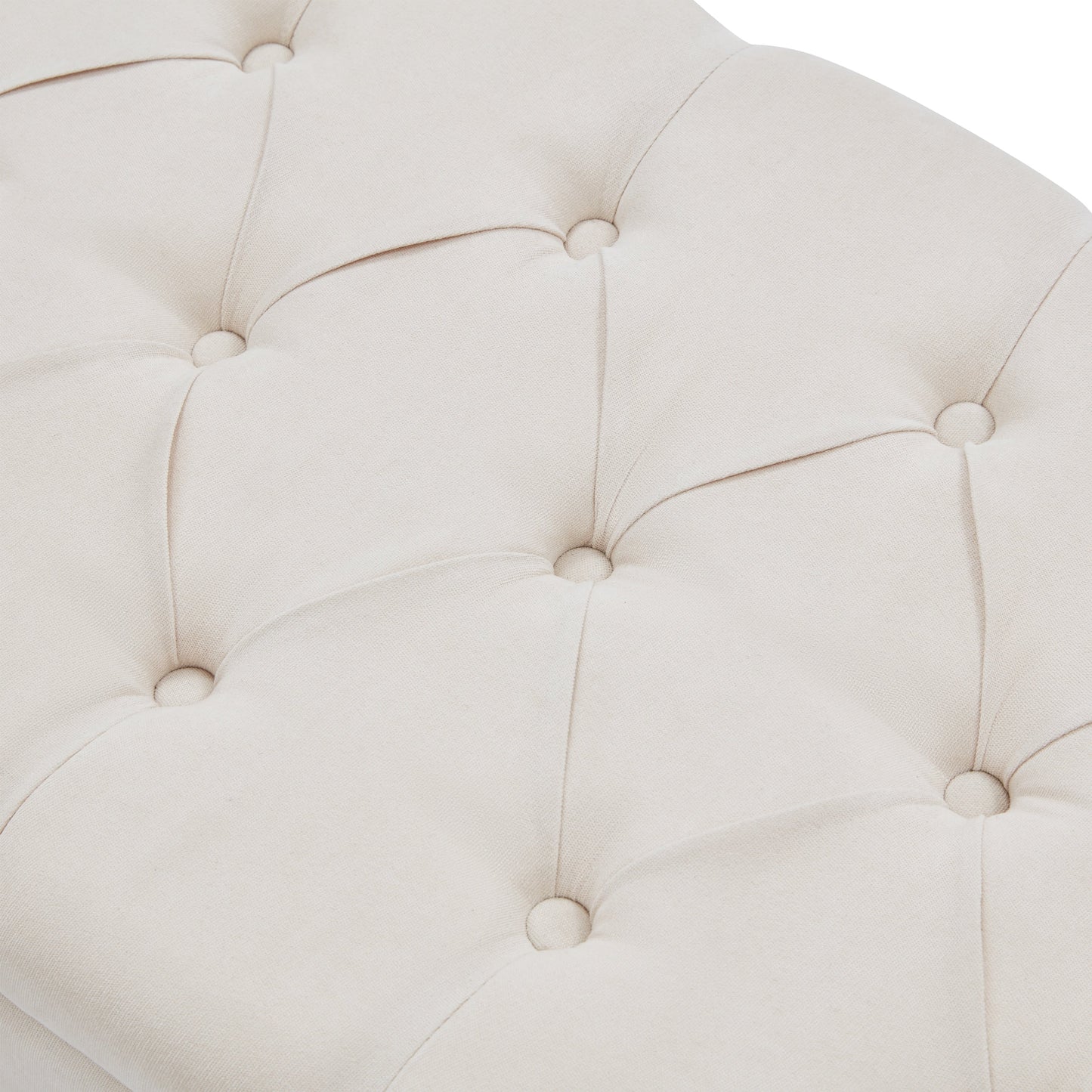 Upholstered Storage Bench Arm Bench Entryway Bench with Tufted Flip Top 50.4 Inches