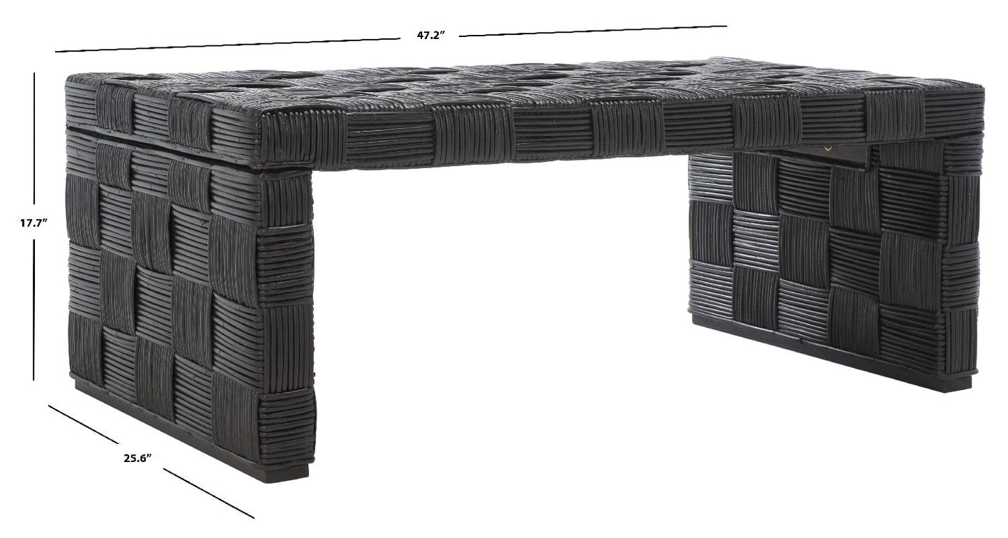 Adkin Rattan Coffee Table | Safavieh - WIK6503
