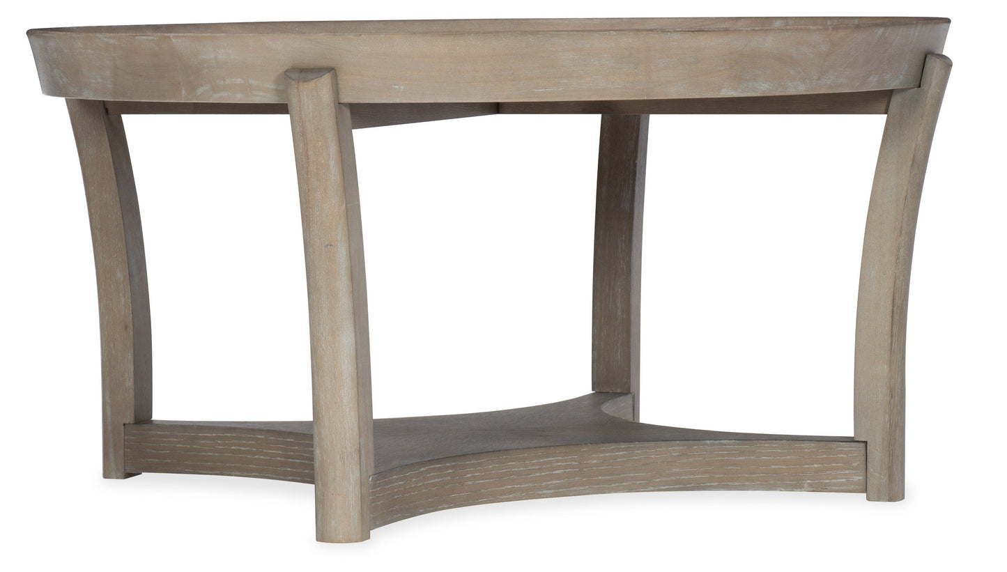 Affinity Round Cocktail Table | Hooker Furniture - 6050-80111-GRY