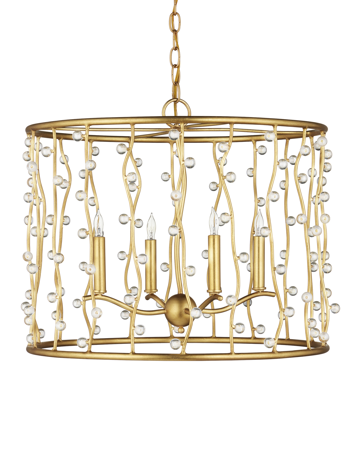 Adagio Chandelier - Gold | Currey & Co - 9000-1239