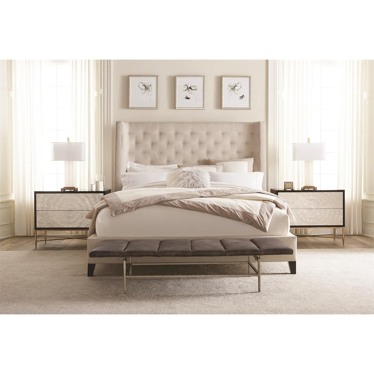 Adagio Capiz Shell Nightstand | Bernhardt Interiors - 353230