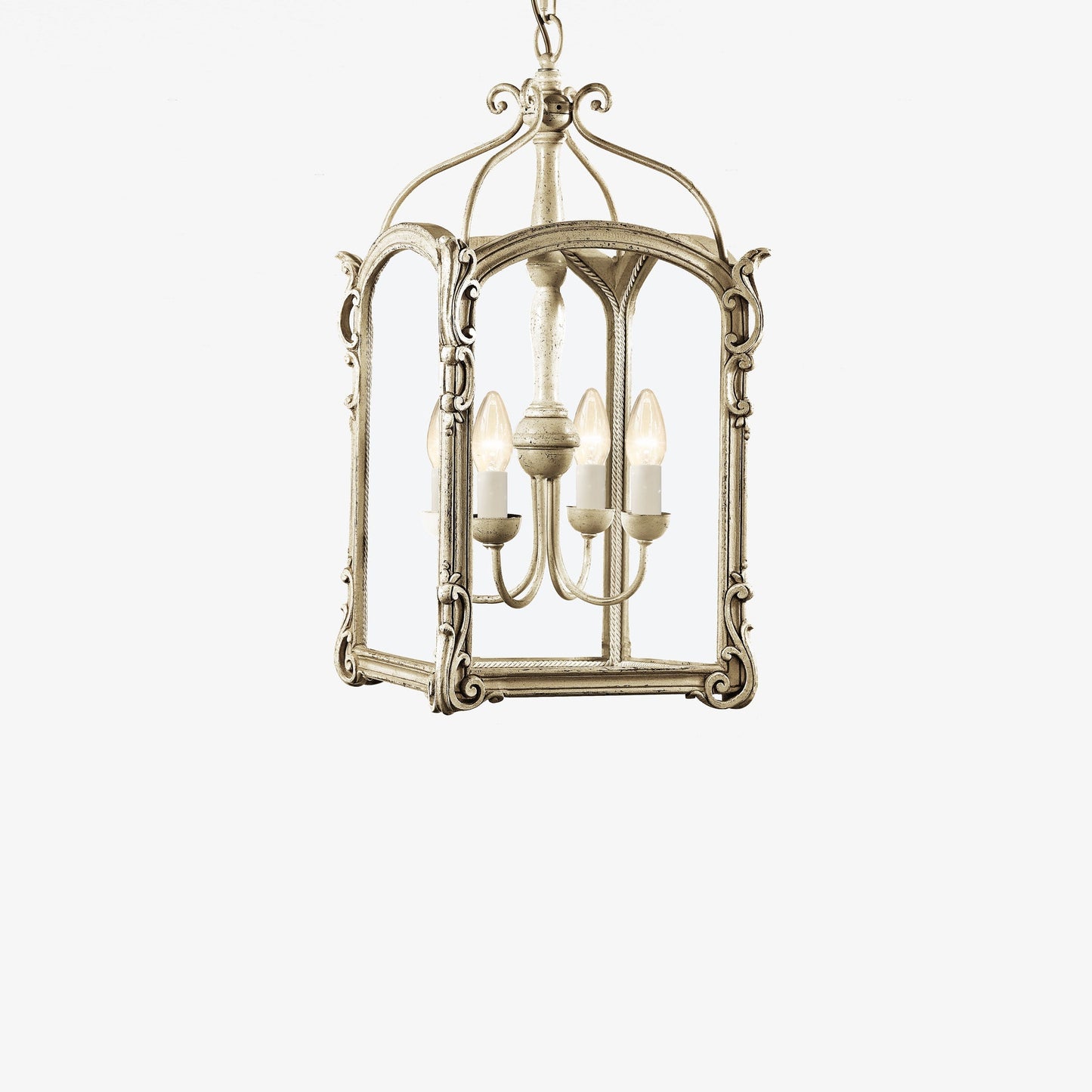 ADELINA Silver Lantern | Decorative Crafts - VNN8-GA25