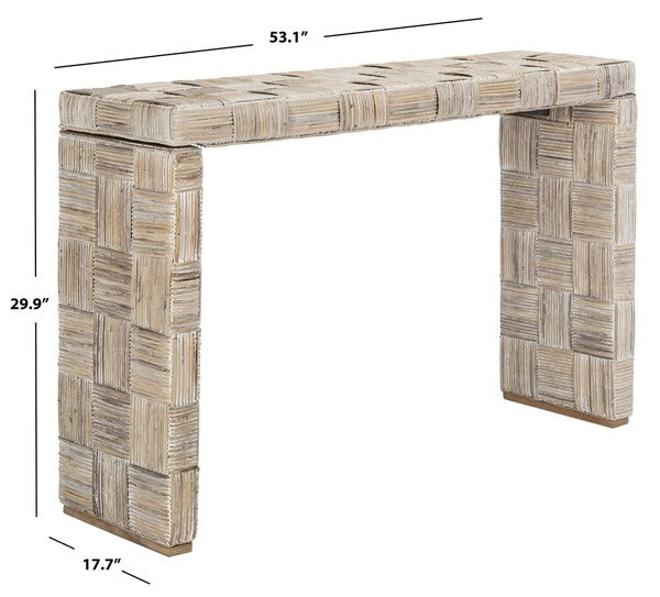 Adkin Rattan Console | Safavieh - WIK6502
