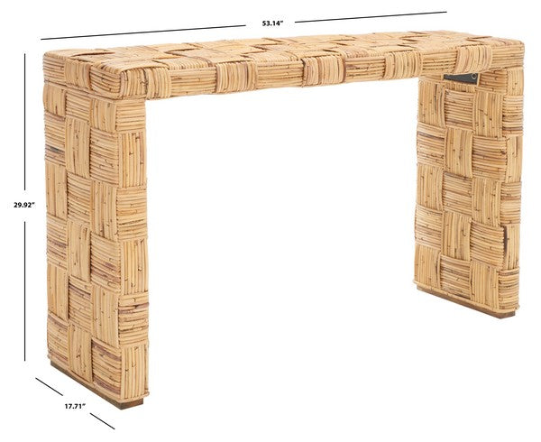 Adkin Rattan Console | Safavieh - WIK6502