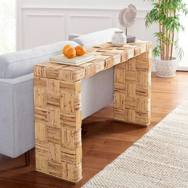 Adkin Rattan Console | Safavieh - WIK6502
