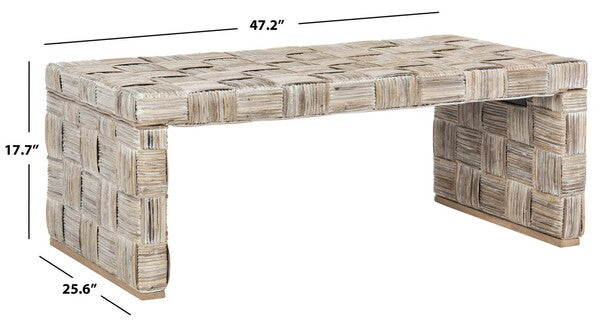 Adkin Rattan Coffee Table | Safavieh - WIK6503