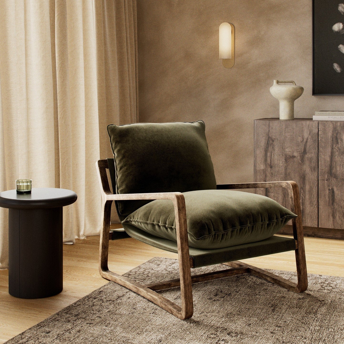 Ace Chair - Surrey Olive | Four Hands - 105583-034