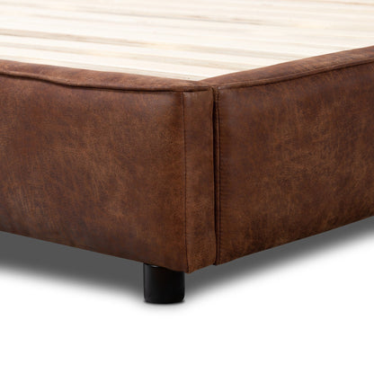 Aidan Queen Bed - Vintage Tobacco | Four Hands - 106185-048