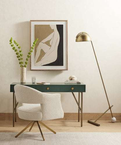 Adara Desk Chair - Knoll Natural | Four Hands - 109252-006
