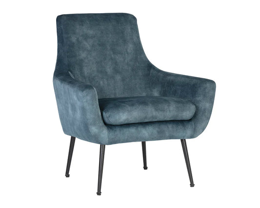 Aletta Lounge Chair - Nono Petrol | Sunpan Furniture - 111899