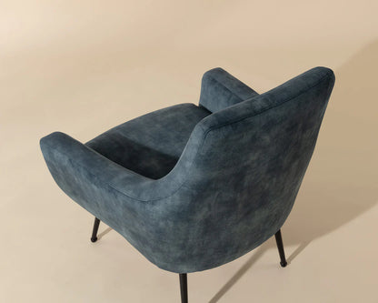 Aletta Lounge Chair - Nono Petrol | Sunpan Furniture - 111899