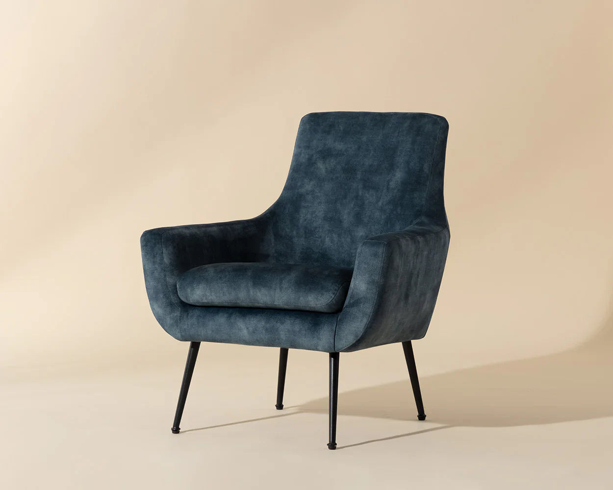 Aletta Lounge Chair - Nono Petrol | Sunpan Furniture - 111899