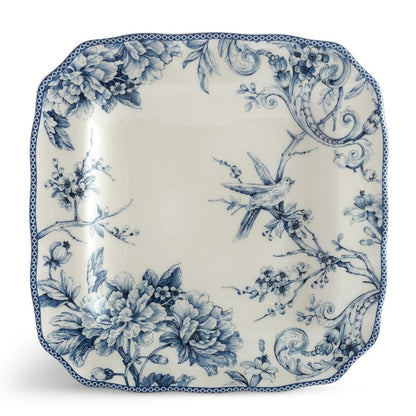 222 Fifth Adelaide 16-Piece Porcelain Dinnerware Set, Blue