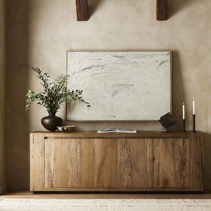 Abaso Sideboard - Rustic Wormwood Oak | Four Hands - 229169-002