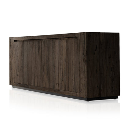 Abaso Sideboard - Ebony Rustic Wormwood Oak | Four Hands - 229169-003