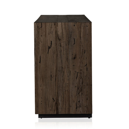 Abaso Sideboard - Ebony Rustic Wormwood Oak | Four Hands - 229169-003
