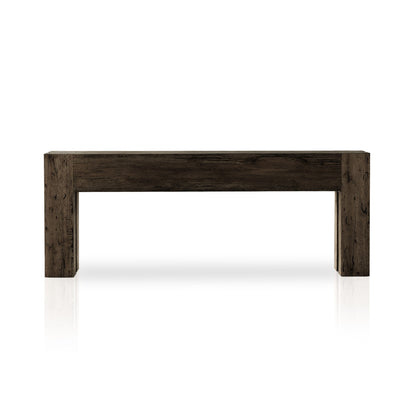 Abaso Console Table - Ebony Rustic Ash Oyster | Four Hands - 229656-003