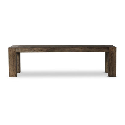 Abaso Dining Table 108 - Ebony Rustic Wormwood Oak | Four Hands - 233931-002