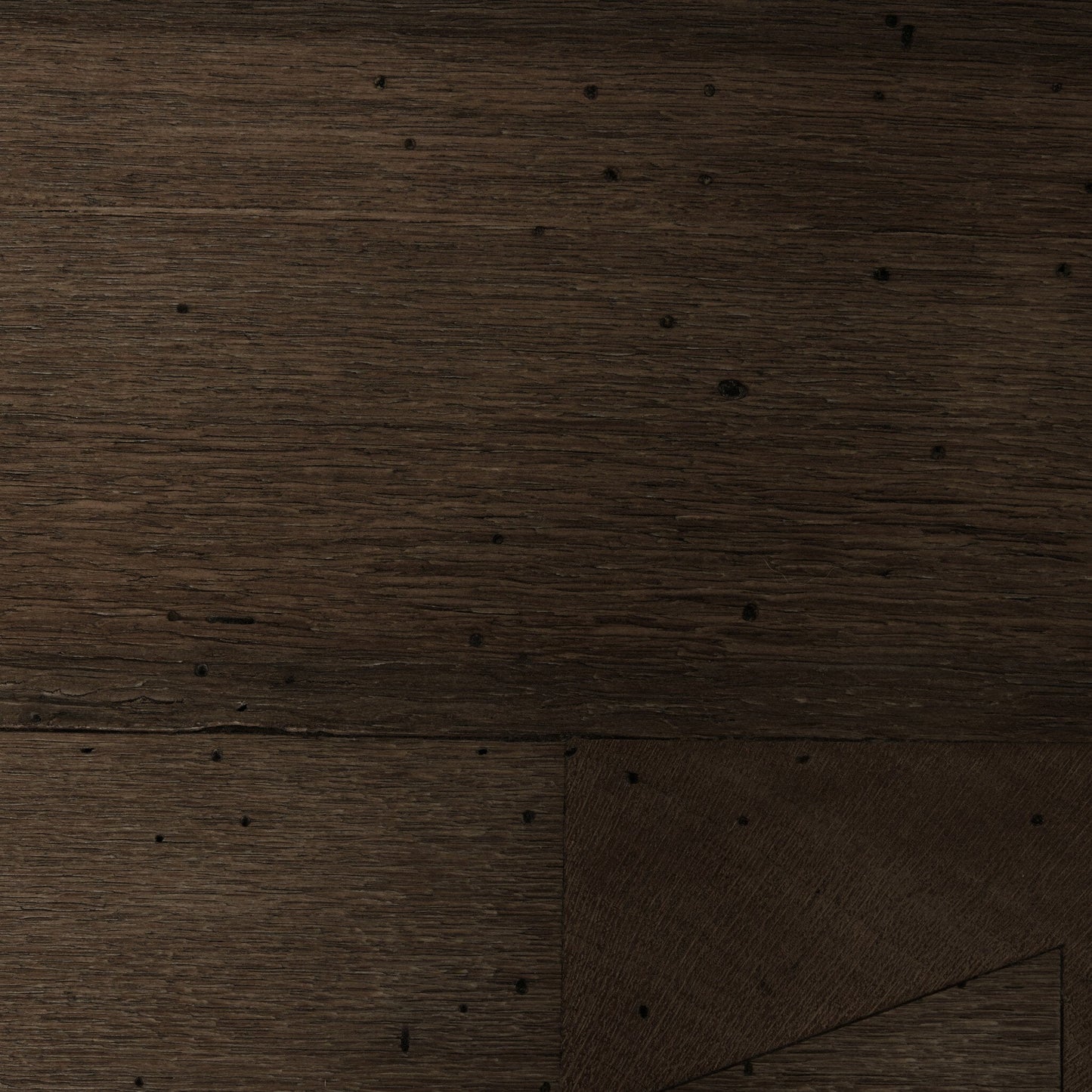 Abaso Rectangular Coffee Table - Ebony Rustic Wormwood Oak | Four Hands - 238571-002