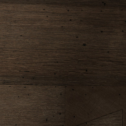 Abaso Rectangular Coffee Table - Ebony Rustic Wormwood Oak | Four Hands - 238571-002