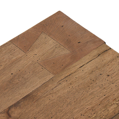 Abaso Small Square Coffee Table - Rustic Wormwood Oak | Four Hands - 239394-001