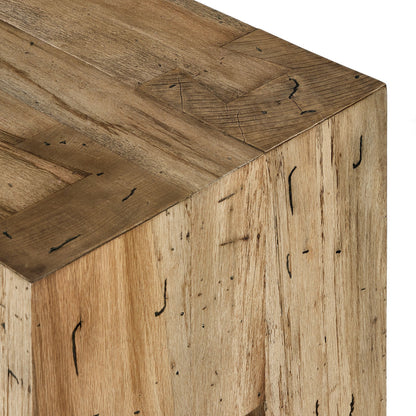 Abaso Accent Bench - Rustic Wormwood Oak | Four Hands - 239396-001