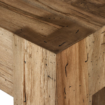 Abaso Accent Bench - Rustic Wormwood Oak | Four Hands - 239396-001