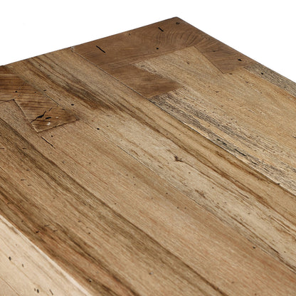 Abaso Accent Bench - Rustic Wormwood Oak | Four Hands - 239396-001