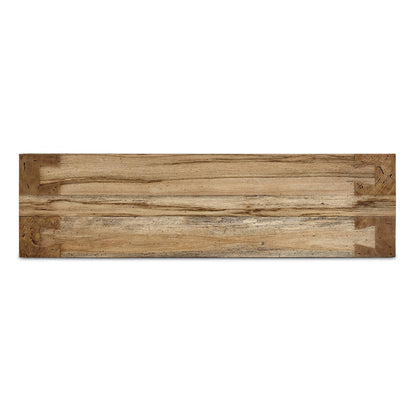 Abaso Accent Bench - Rustic Wormwood Oak | Four Hands - 239396-001