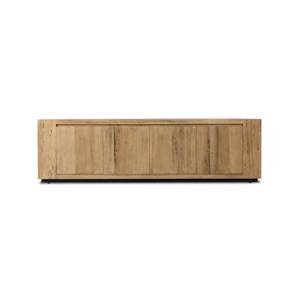 Abaso Media Console - Rustic Wormwood Oak | Four Hands - 239400-001
