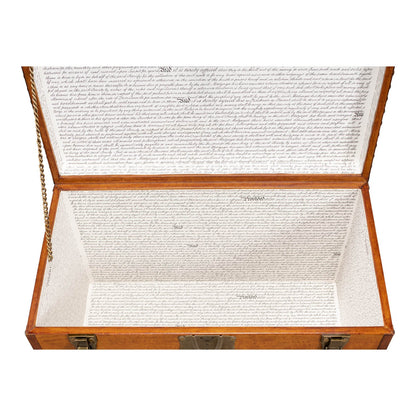 Abilene Leather Box W/Stand | Sarreid Ltd - 26734